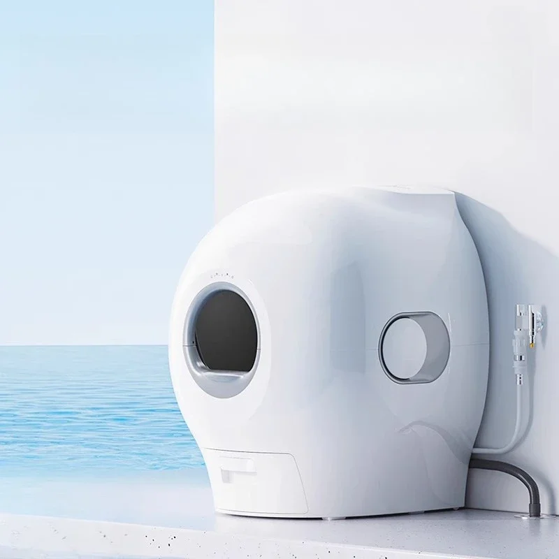 

Автоматический самоочищающийся умный туалет для кошек с функцией дезодорации