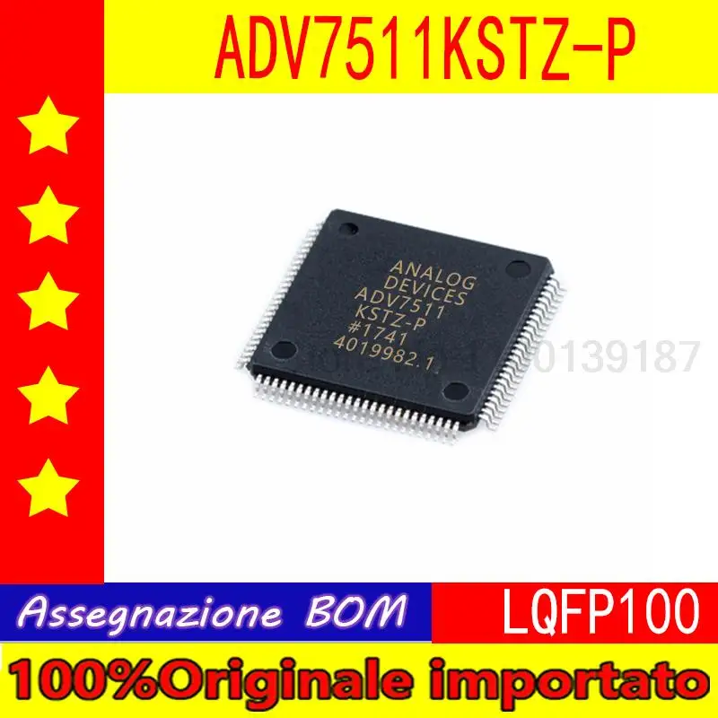  100%Originale importato   ADV7511KSTZ-P  LQFP100   ADV7511 video driver chip