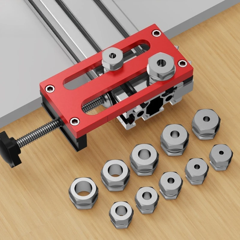 

Локатор сверления алюминиевого профиля - 203040 Инструмент для позиционирования Направляющая для отверстий в раковине Точный дырокол Профессиональный помощник по сверлению