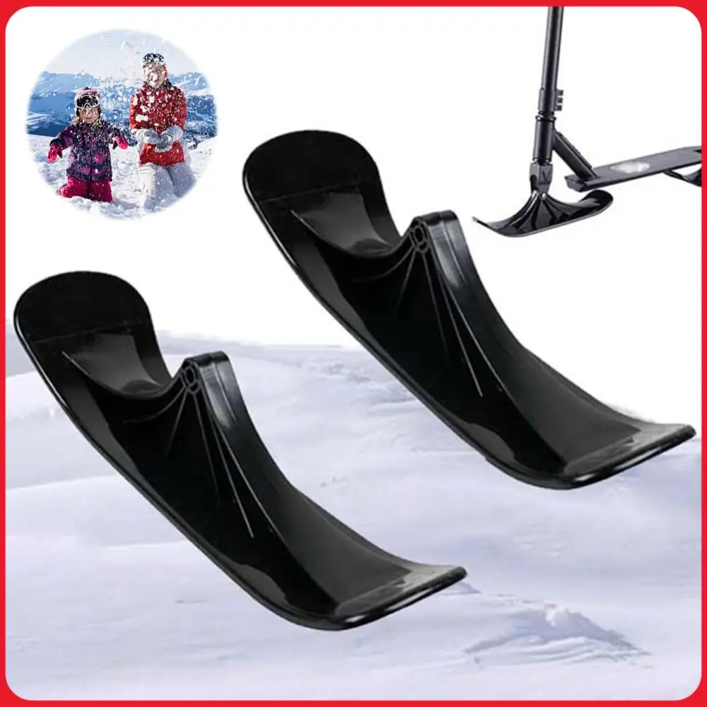 

1 Pair Scooter Sled Ski Sleigh Snow Sledge Board Set Snow Ski Scooter Ski Sledge for Kids Outdoor Accessories