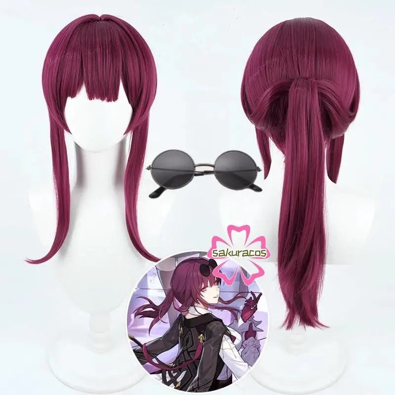 

Honkai: Star Rail Kafka Cosplay Wig Kafka Honkai Wig Heat Resistant Synthetic Hair Wigs for Halloween Costume + Wig Cap