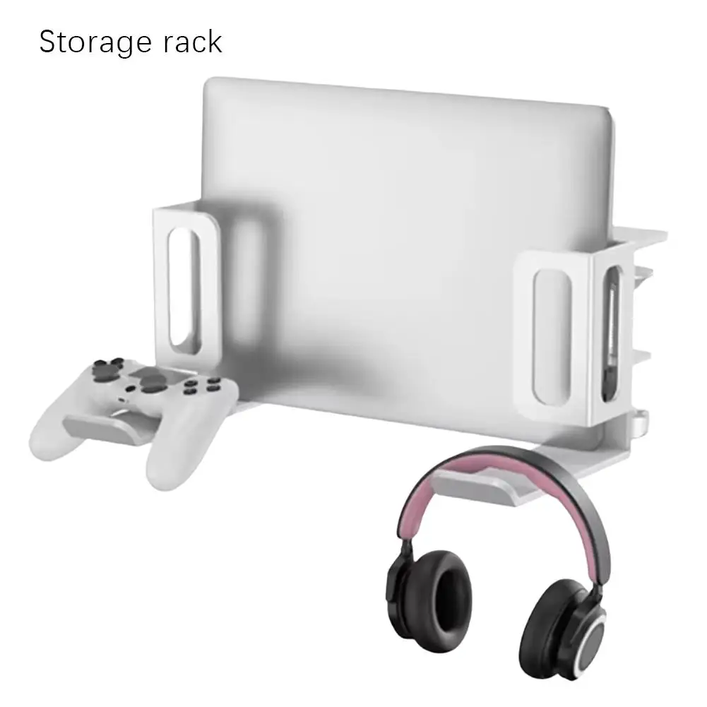 Estante de escritorio para debajo del escritorio, bandeja de soporte de carga plegable ajustable, organizador de escritorio, soporte de almacenamiento para I J3K6