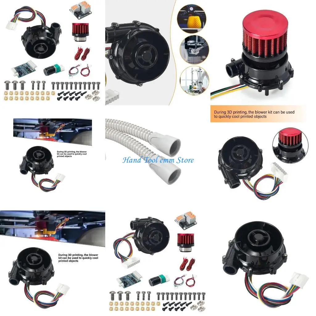 

H37F WS7040 7040 Blower Fan 6.5Kpa Potentiometer 24V Brushless Centrifugal Air Blower