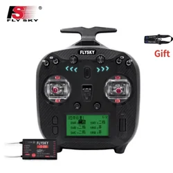 FLYSKY FS-ST8 2.4G 10CH ANT RGB Assistant 3.0 Radio Transmitter FS-SR8 Receiver forRC Airplane Car control 2S 1100mAh 1C Battery