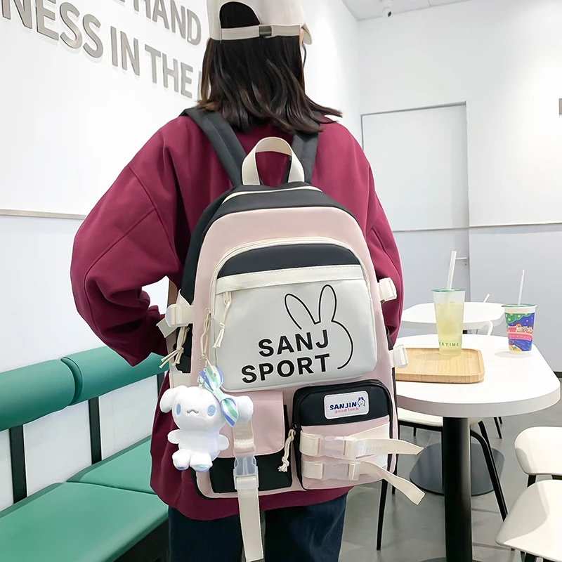 Mochilas escolares para niños y niñas, mochila escolar grande Kawaii para escuela primaria, bolsa de libros para niños, mochila de viaje impermeable para computadora portátil