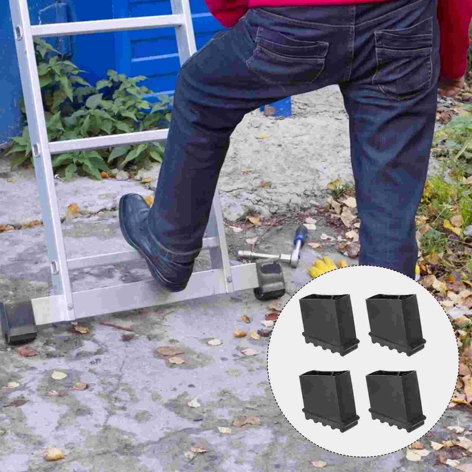 Extension Ladder Stabilizer Legs Floor Mat Foot Pad for Stepladder Water Proof Leveling Feet Rubber