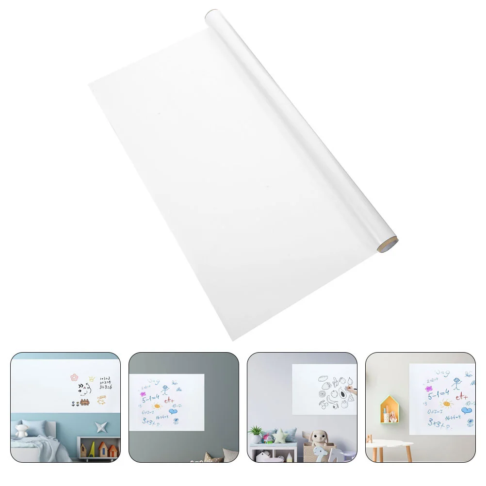

1Set Electrostatic Whiteboard Sheet for Wall Reusable Dry Erase Surface Easy Clean Off No Residue Clings Smooth Surfaces