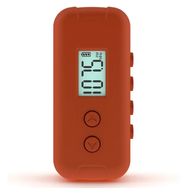 Pocket FM Radio LCD Display Radio Withlcd Display For50-108Mhz Foroutdoor Sports-TCES