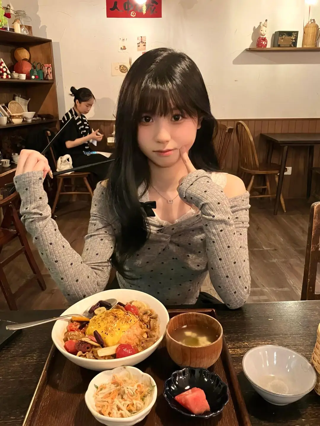 Ay Lace Polka Dot O…