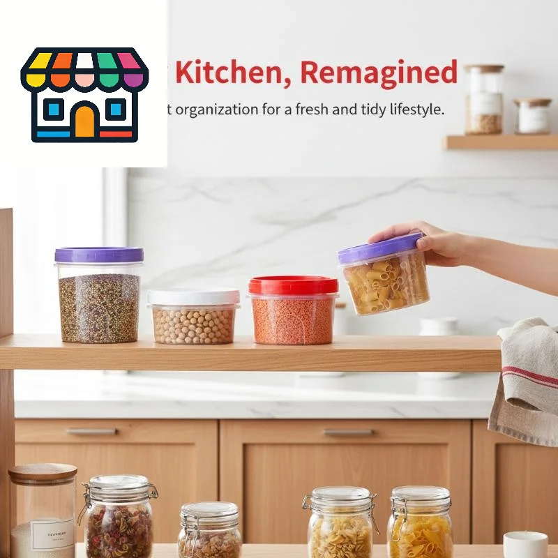 Food Storage Glass Round - 4Pcs Round Food Fresh Keeping Box