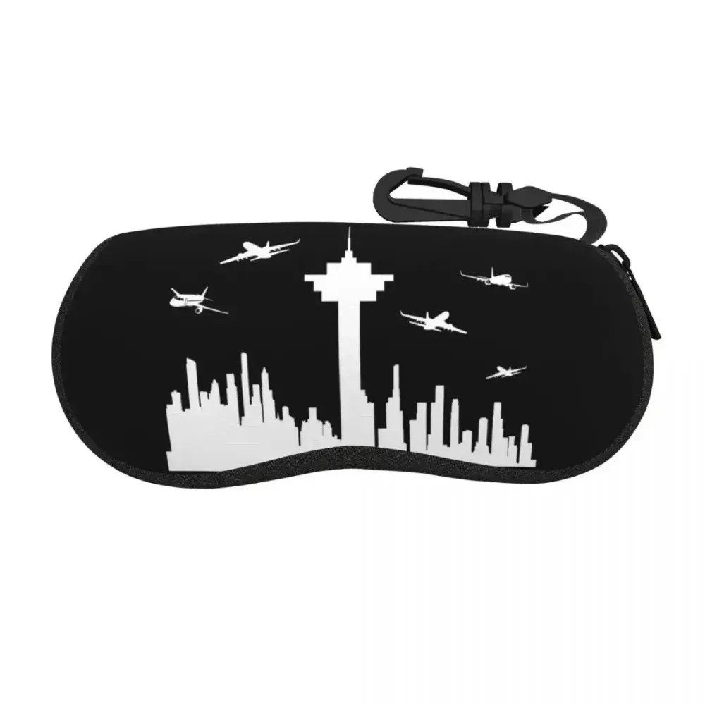 Custom Air Traffic Controller Aircraft Aviation Shell Eyeglasses Case  Cute Aviator Pilot Gift Glasses  Sunglasses Box Pouch