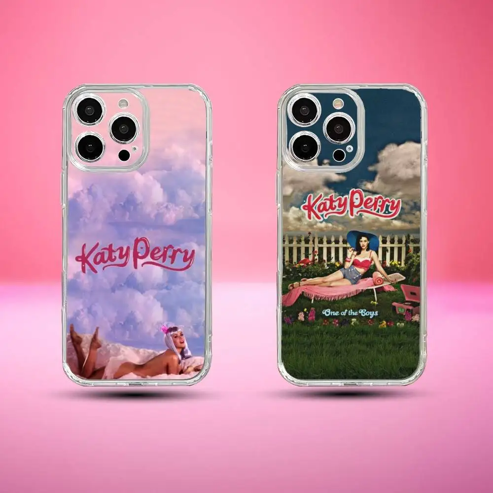 

Singer K-Katy Perry Phone Case For iPhone17,16,15,14,13,12,11 Plus,Pro Max Soft Transparent Cover