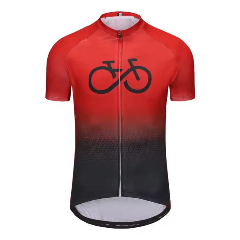 

2025 Summer Cycling Jersey Sets Men Short Sleeve High Visibility Bike Clothing Reflective Sports Wear