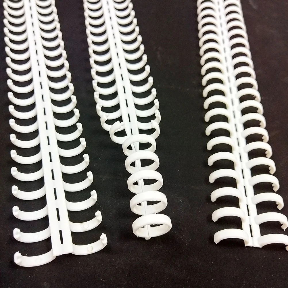 

5Pcs 10mm 30-Hole Loose-Leaf Notebook Hinges Premium Material DIY Book Binding Cuttable Hinge Loose-Leaf Hinge