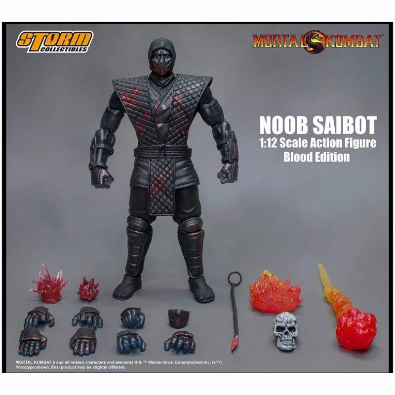 

Оригинальная Подлинная версия 1/12, модель персонажа игры Noob Saibot, Подвижная кукла, оригинальная коллекция, подарок на день рождения