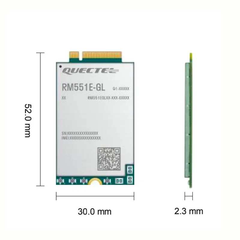 RM551 M.2 mmWave 5G Sub6 GHz 5G Module for IOT / eMBB-Optimized Application RM551E RM551E-GL