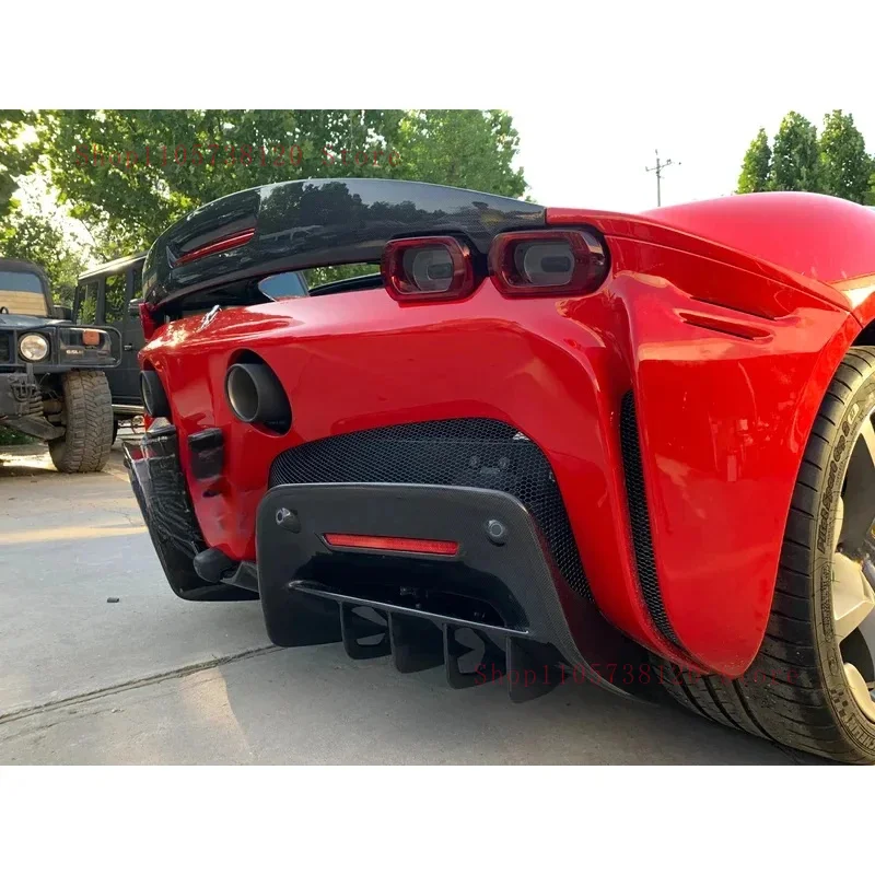 Factory Hot Selling Bt SellingDry Carbon Fiber OEM Rear Bumper Lip Spoiler Auto Parts Kits SF 0High Quality