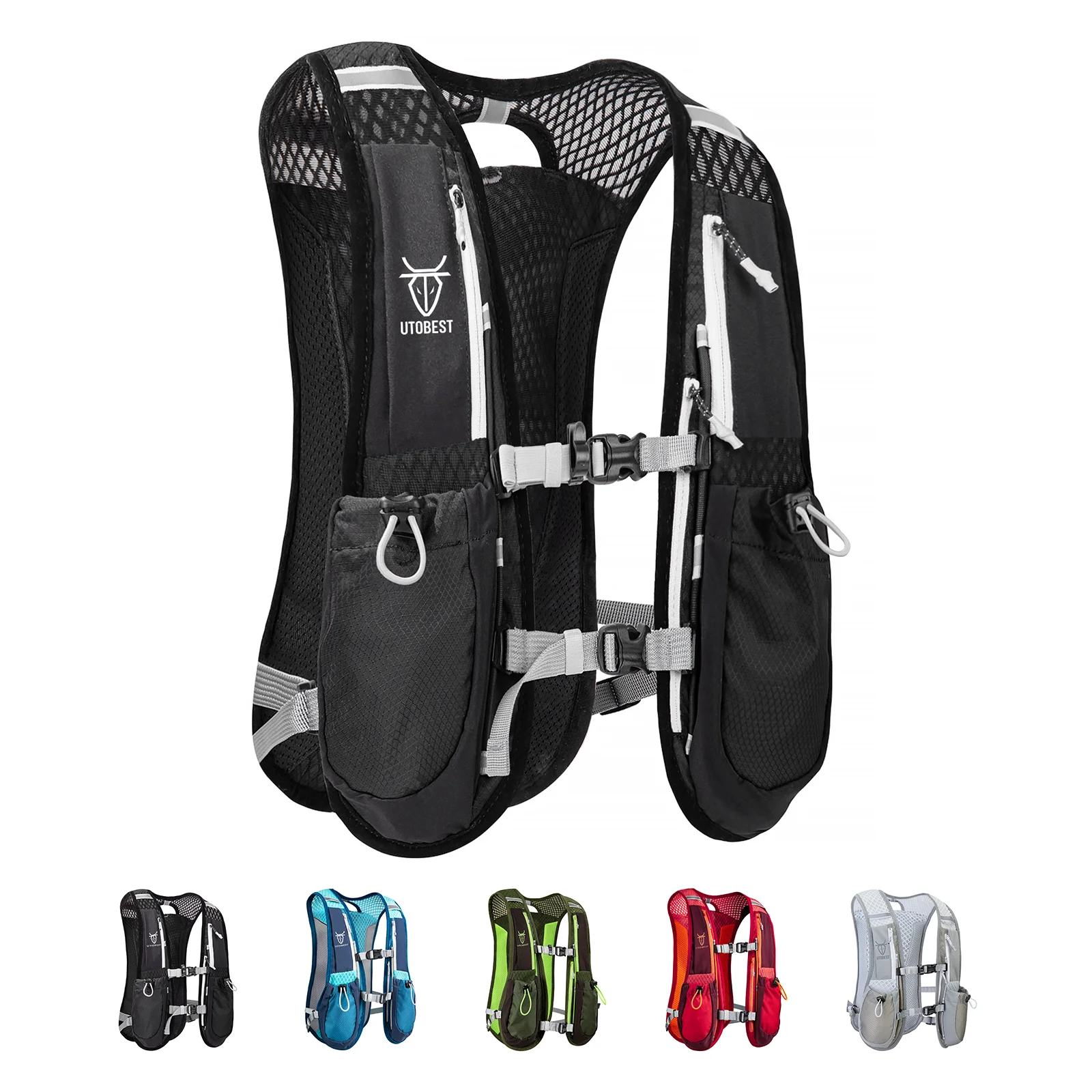 AliExpress UTOBEST 5L Ultralight Running Vest Multi-Pocket Outdoor Hydration Backpack for Camping Hiking Cycling