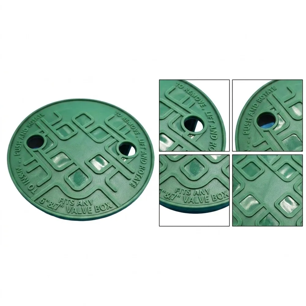 Outdoor For Sprinkler Valve Cover Circular Plastic Enclosure Fits 6 Inch and 7 Inch Spray Valves for Lawn Irrigation Systems