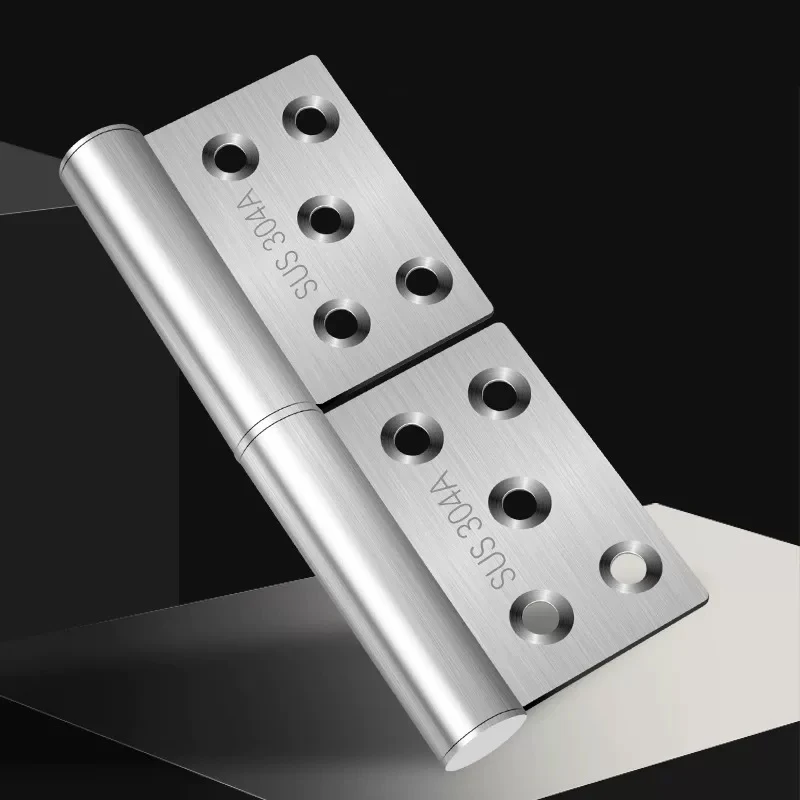 AOBT 2PCS 360 Detachable Hinge Joint Flag Lift Off Demountable Door 304 Stainless Steel Removable Hinge Heavy-duty Swing Hinge