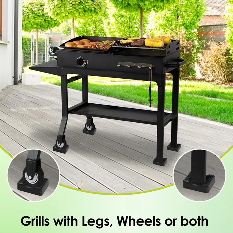 4 Pack Grill Levelers Leveling Kit, Griddle Leveling Shims Kit For Most Grills Effortless Leveling-ABSW