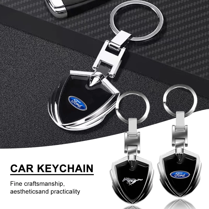 

Car Logo Keychain Keyrings Key Holder Key-Bag Auto Accessories For Ford Focus Mk3 Fiesta Ranger Fusion Mondeo Mustang Fusion