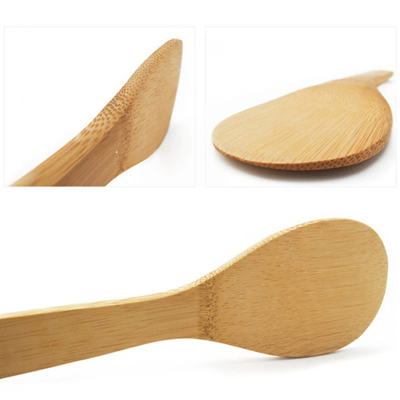1pc Bamboo Spoon Wooden Kitchen Spoon Bamboo Rice Spoon Rice Shovel Large Soup Spoon Service Kitchenware Tableware Rice Spoon