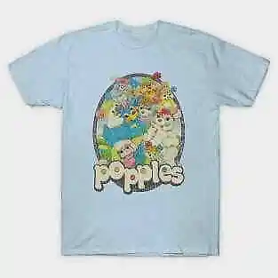 80S Toys: Popples Friendship Crew 1986  Retro    Unisex summer T-shirt Cotton fashion couple clothes