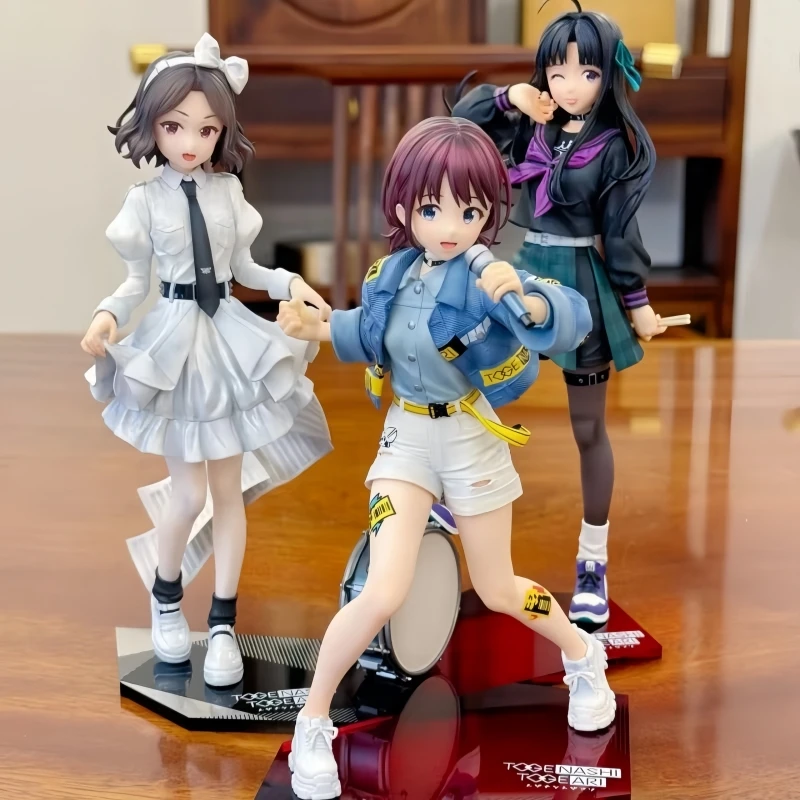 

New Product In Stock Red Background Girls' Band'S Shout Jingqin Rencai Figurine Cute Girl Figurine Model Birthday Festival Gift