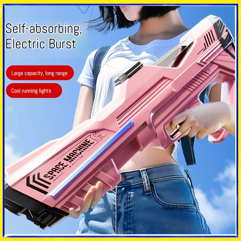 space-machine-high-pressure-electric-water-gun-automatic-pulse-firing-large-capacity-long-range-led-summer-beach-pool-adults