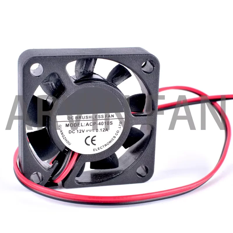 4cm 40mm Fan 40x40x10mm ACP-4010S DC12V 0.12A 2 Wires Cooling Fan For Motherboard North And South Bridge Chip And Chassis