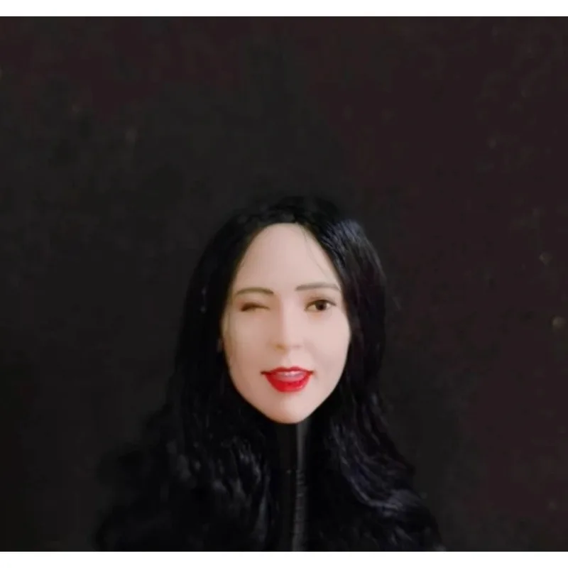 

1/6 масштаб хобби женщина солдат голова скульптура Ян Ми Ди Lireba голова резьба модель DIY для 12 дюймов фигурки тела кукла подарок