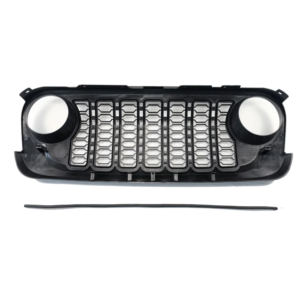 Voorbumper Gaas Grille Jl Stijl Voor Jeep Wrangler Jk 2007-2017 Grill Auto-Accessoires Matzwart Nieuw Design Decoratie