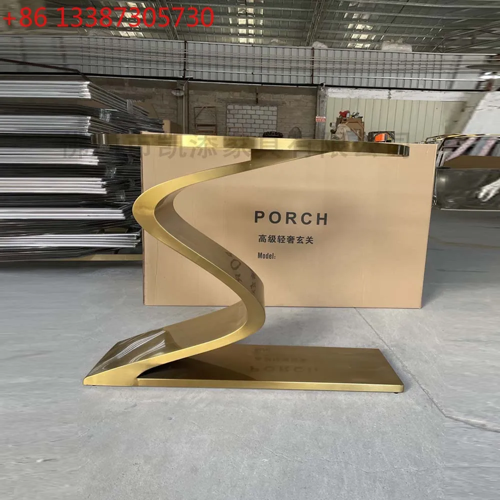 

Ультраузкий прихожий столик из мрамора в стиле лайт-люкс, платформа для прихожей устанавливается у стены.