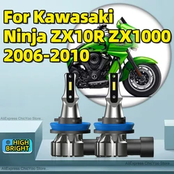 LEDヘッドライト電球,ハイおよびロービーム,30000lm,12V,カワサキニンジャZX10r,zx1000,2006, 2007, 2008, 2009, 2010,,2個に適しています