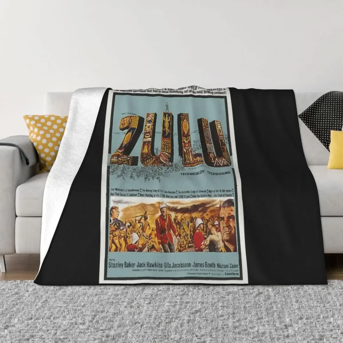 

ZULU MOVIE POSTER. Classic Throw Blanket christmas gifts Fluffy Shaggy Decorative Throw Blankets