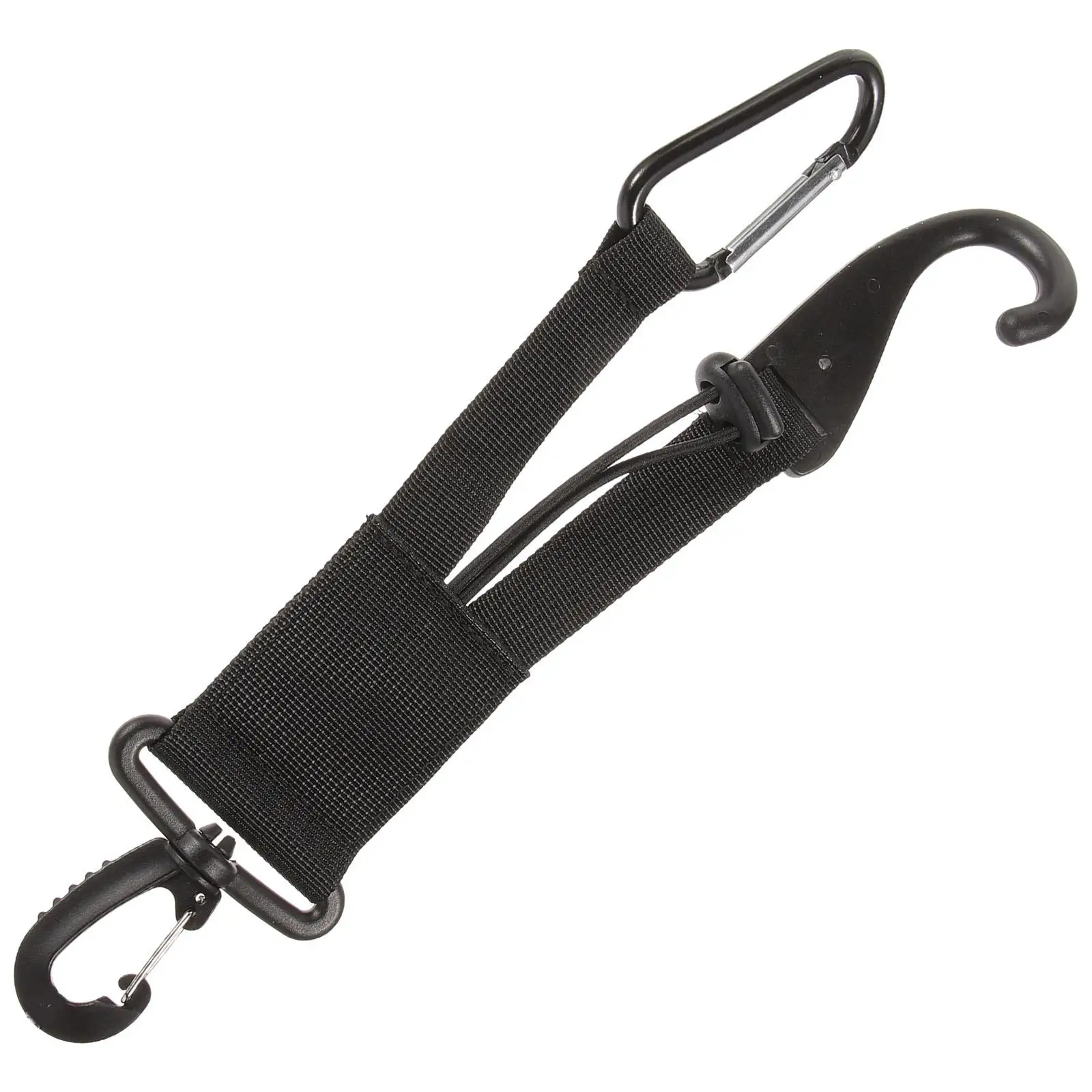 Softball Glove Wrap Baseball Equipment Hooks Clothes Hanging Rack Tool Strap Holder Black Stick