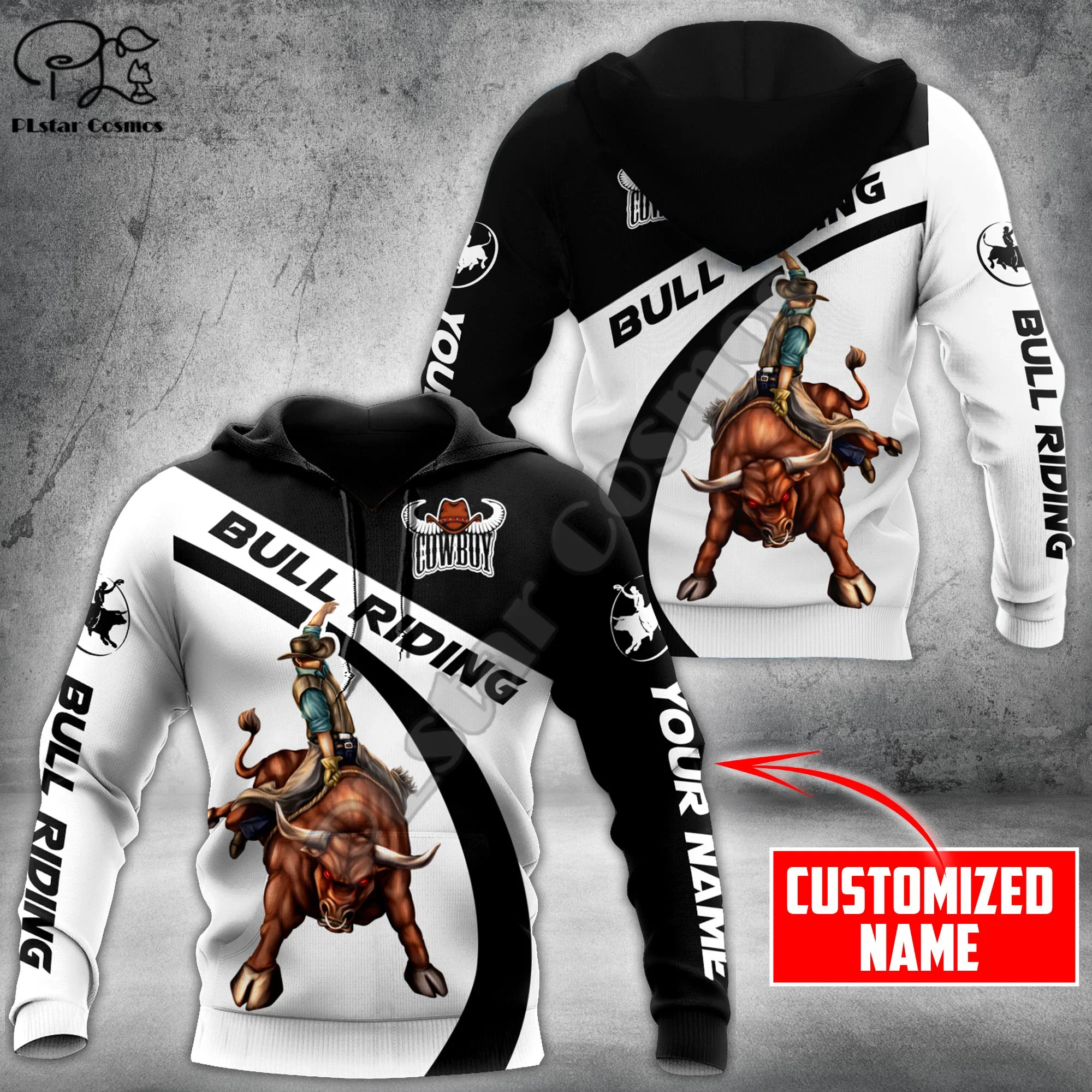 

NewFashion Cosplay Bull Riding Cowboy Rodeo Vintage Sports Tattoo Tracksuit 3DPrint Streetwear Casual Harajuku Jacket Hoodies 20