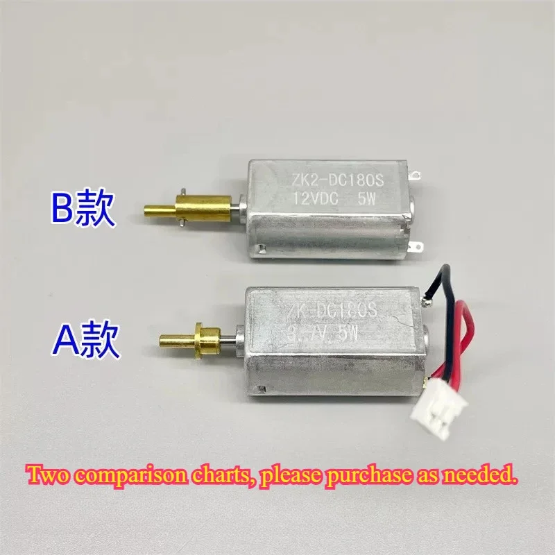 ZK-DC180S Micro 180 Motor DC 3.7V/12V 8150RPM/7000RPM 31.9mm*20.5mm Eccentric Wheel Low Noise 5W Electric Clipper Generator