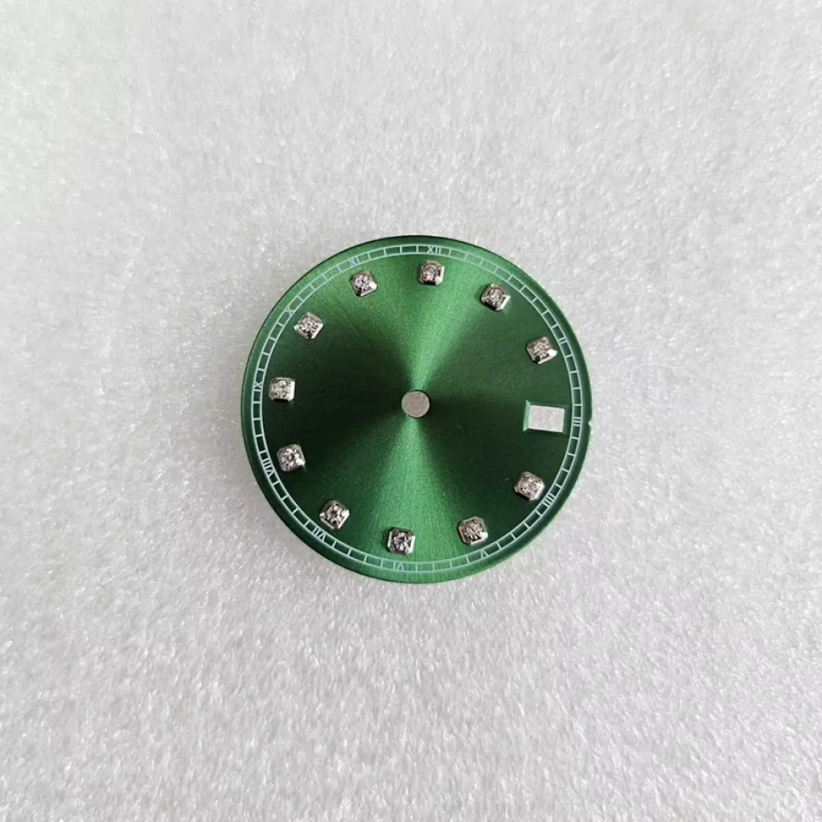 New for NH35 28.5mm Silver Edge Watch Dial for NH35 NH36 Automatic Movement Mechanical Watch Accessories No Logo