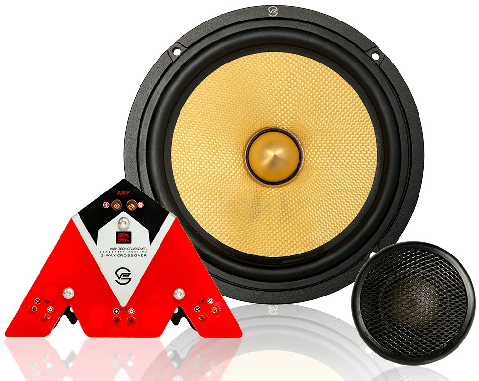 Hot Sale Car Audio Speaker Component Speaker System 3 Way 6.5 Inch High End 12V Universal Speakers Car