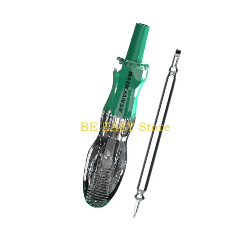 E28F Detector Outlet Tester Pen 100-500V Double Headed Screwdriver Tester