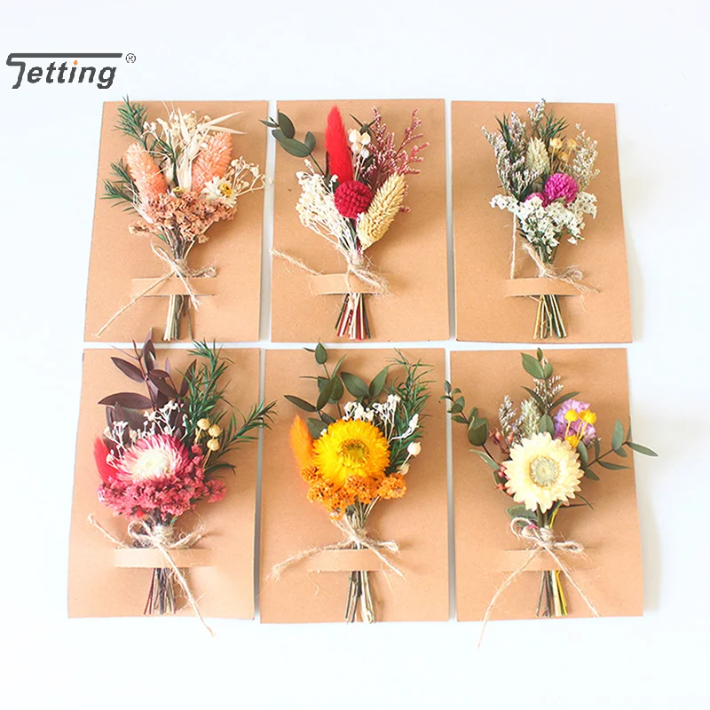 Mini Natural Dry Flowers Bouqu - Dried Flower Bunch 评论和价格