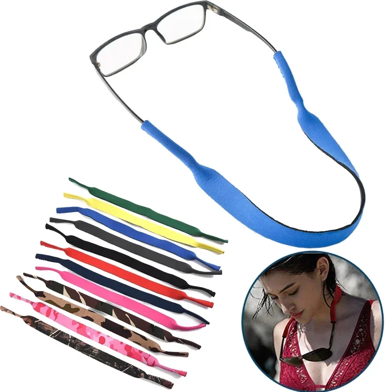 1Pc Floating Glasses Sunglasses Stretchy Band Strap Belt Cord Holder Neoprene Sunglasses Eyeglass Band Floater Cord 42*2cm