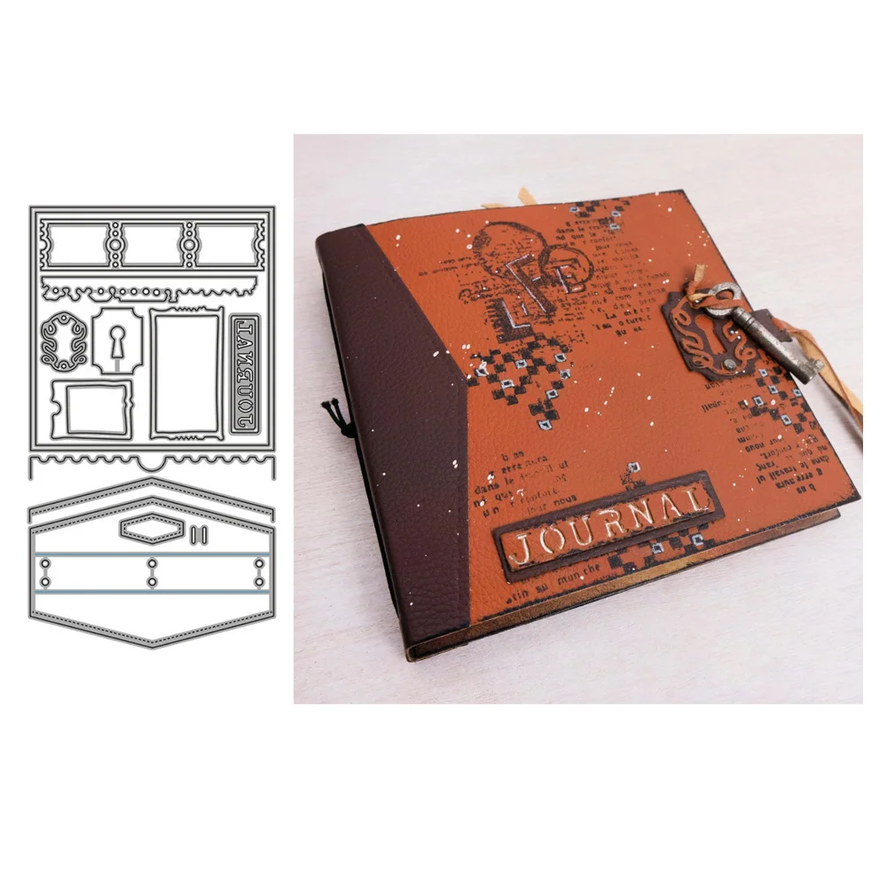 Metalowe wykrojniki do dekoracji scrapbookingu, księga luźnych liści, ręcznie robiony szablon, tworzenie kartek DIY, model Craft prezenty dla dzieci