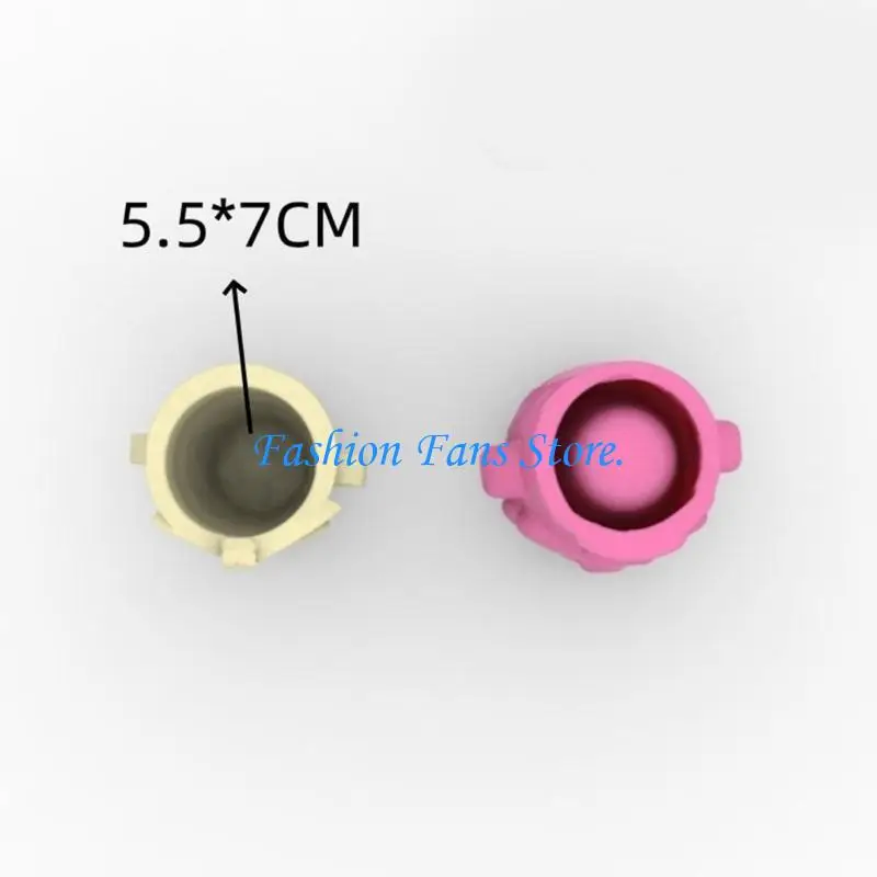  Practical Merman Tail Flower Pots Sturdy Silicone Mold Cement Plaster Craft Supplies for Garden and Indoor Decoration