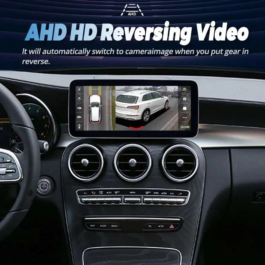 Radio estéreo para coche Android de 10,25 pulgadas para Mercedes Benz V W447 GLC X253 Clase C W205 C180 C200 C220 C300 C350 Carplay navegación GPS