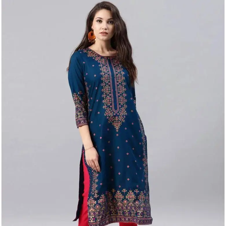 Women Kurt Casual Dress Long Sleeve Straight Casual Ethnic Flower Mandarin O-Neck Round Regular Size 3D Design Suitable.