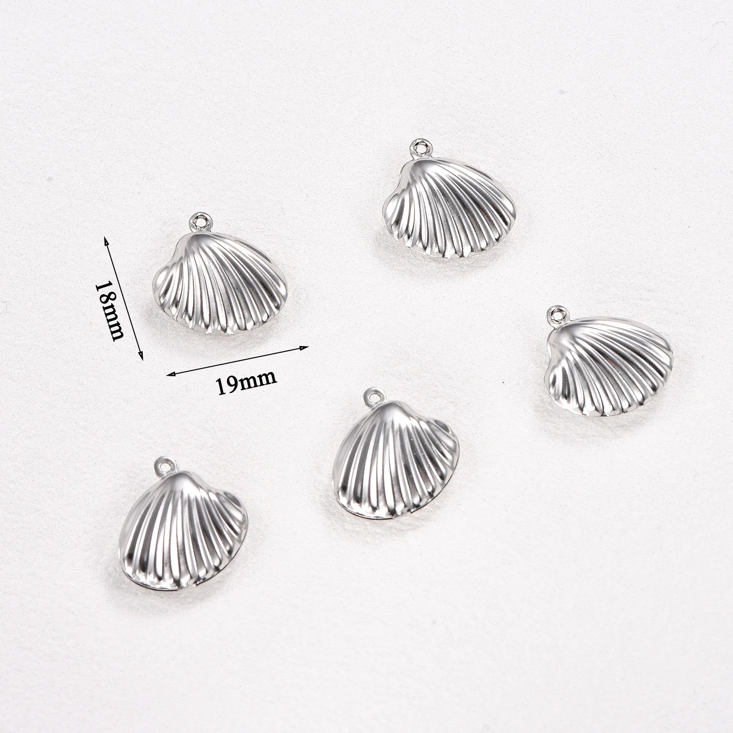 10 Stück Edelstahl-Anhänger Delfin, Seestern, Muschel, Komponenten für die Schmuckherstellung, Tier-Schmuck, DIY-Zubehör, Großhandel – Detail 3