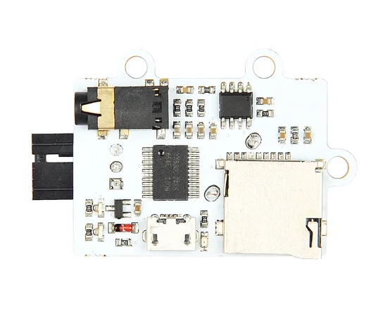MP3 module sensor with programmable three-wire port anti-error design